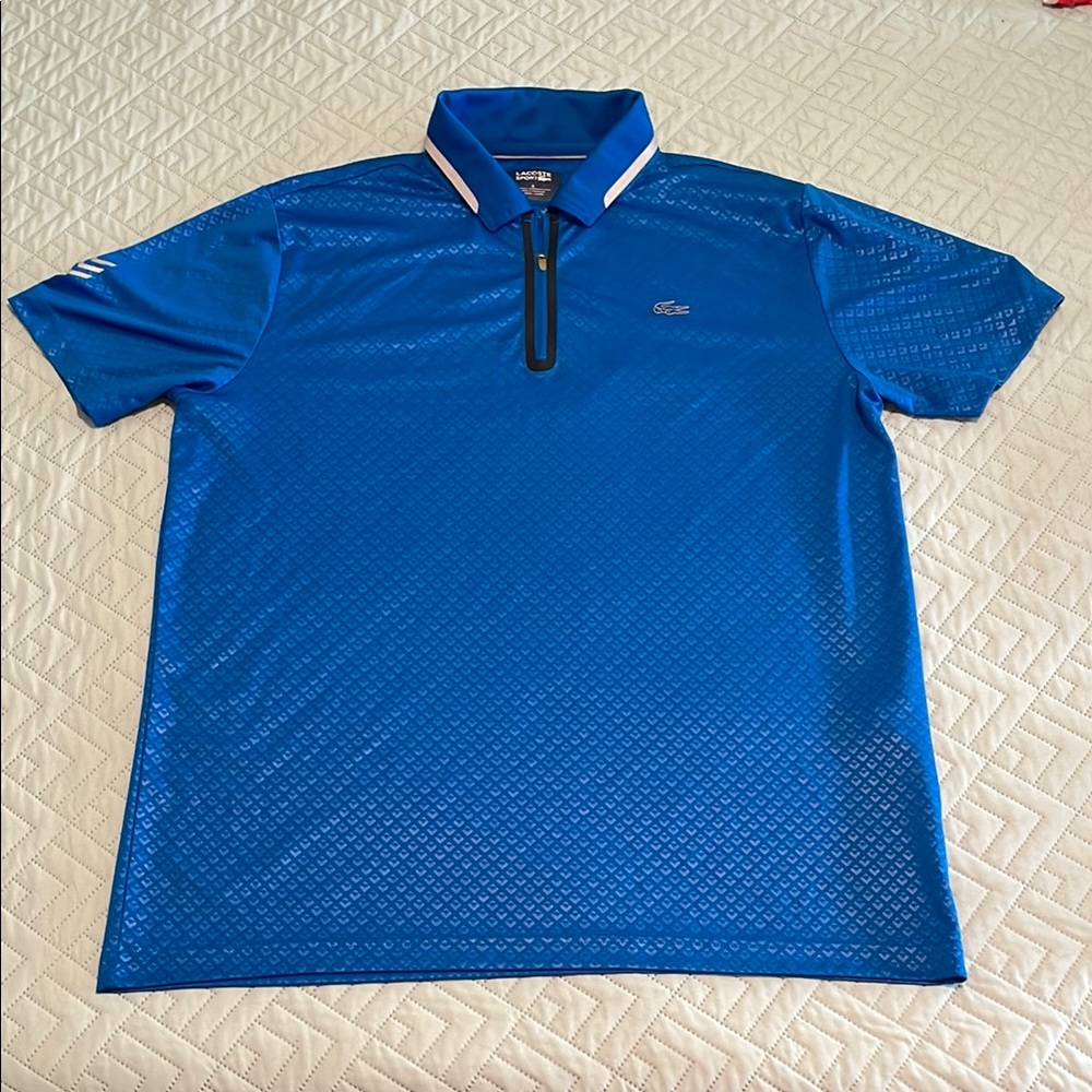 Lacoste Sport Men's Vibrant Blue Polo Shirt